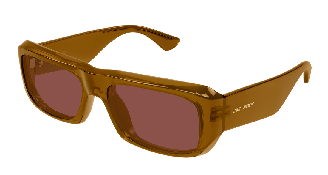 Gafas de sol saint laurent sl 869 004 marron rectangular / squared masculino talla 57mm - Vista principal