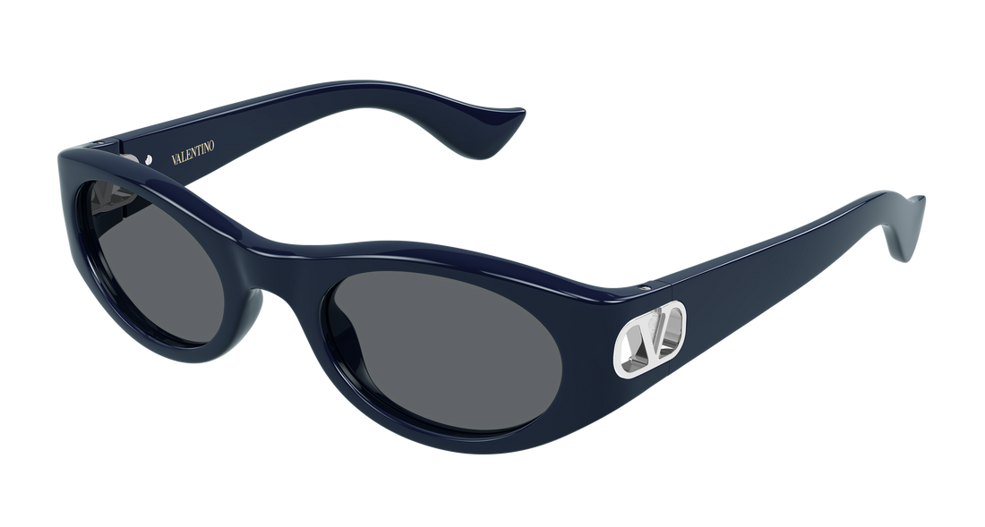 Lunettes de soleil valentino vg0015s 006 azul round/oval/panthos femenino taille 52mm - Vue principale