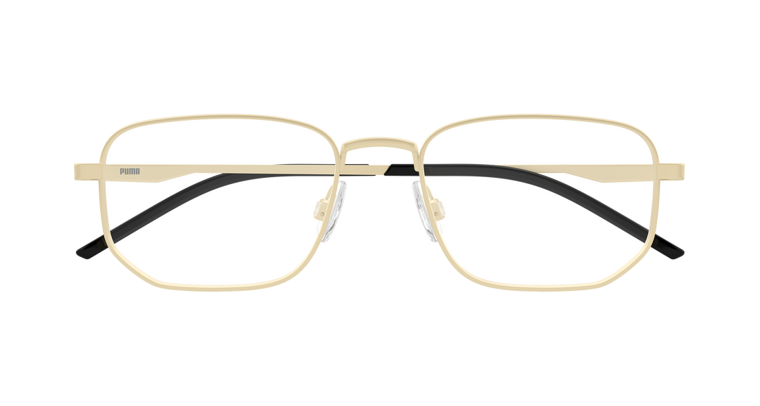 Occhiali da vista puma pu0532o 004 dorado rectangular / squared masculino taglia 55mm - Vista dettagliata