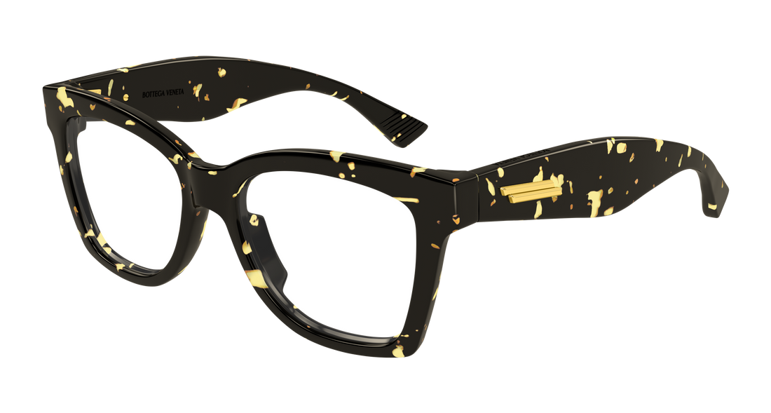 Prescription glasses bottega veneta bv1459o 002 havana butterfly femenino size 52mm - Main view
