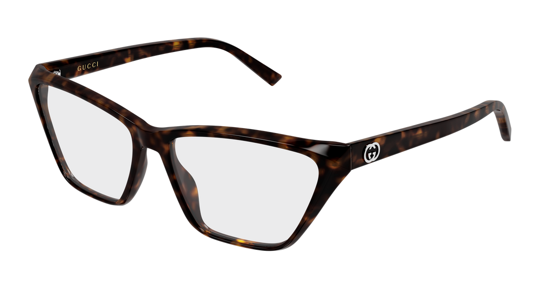 Brillen gucci gg2204o 002 havana geometrical/directional femenino größe 54mm - Hauptansicht