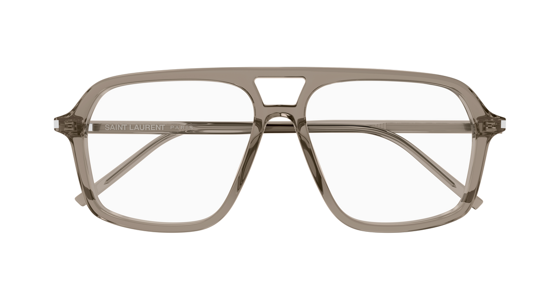 Lunettes de vue saint laurent sl 960 003 marron pilot/navigator femenino taille 55mm - Vue détaillée