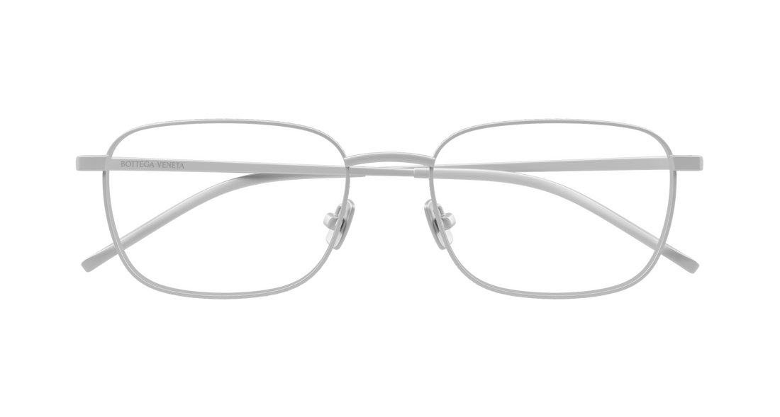 Prescription glasses bottega veneta bv1472o 005 plateado rectangular / squared masculino size 56mm - Detailed view