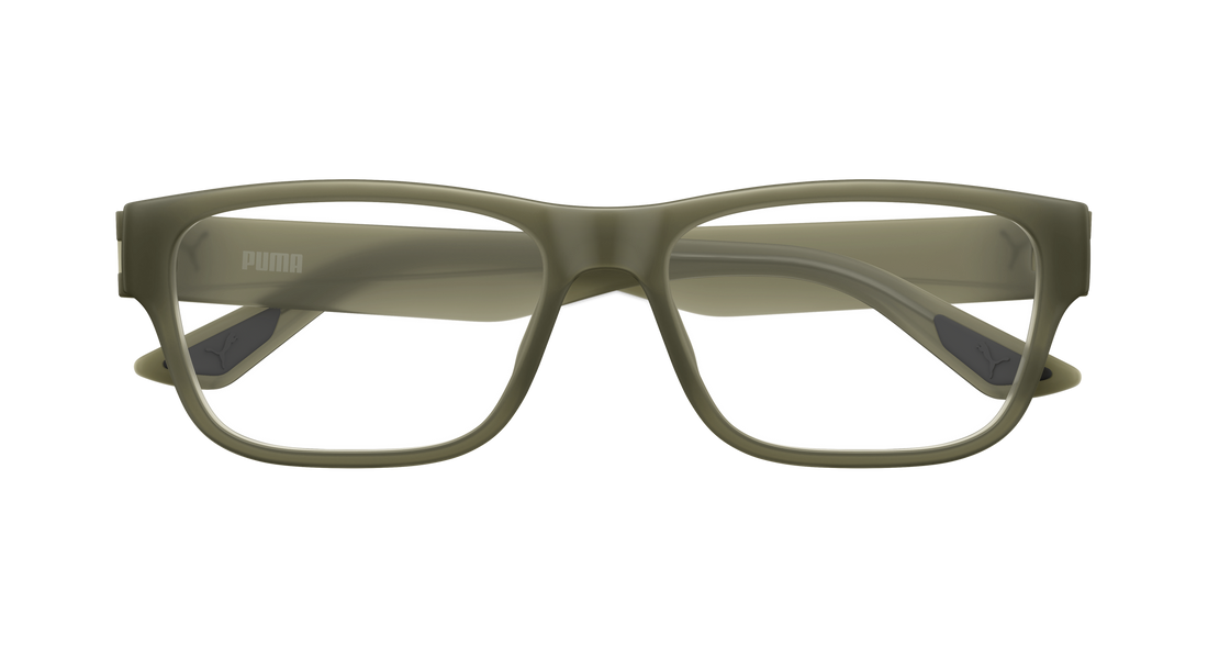Lunettes de vue puma pu0543o 008 verde rectangular / squared masculino taille 58mm - Vue détaillée