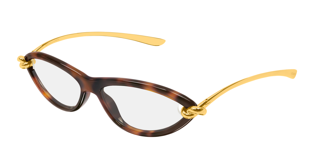 Lunettes de soleil bottega veneta bv1390s 008 havana cat eye femenino taille 56mm - Vue principale