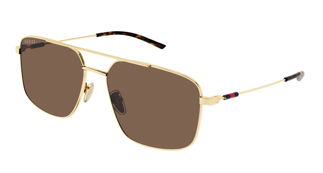 Sunglasses gucci gg2096sa 004 dorado rectangular / squared masculino size 59mm - Main view