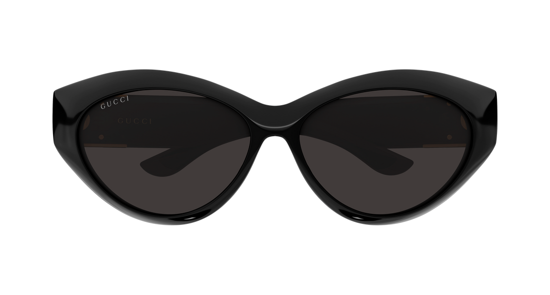 Lunettes de soleil gucci gg2269s 001 negro cat eye femenino taille 64mm - Vue détaillée