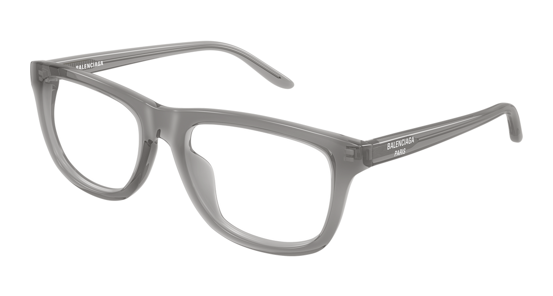 Brillen balenciaga bb0531o 010 gris rectangular / squared masculino größe 57mm - Hauptansicht