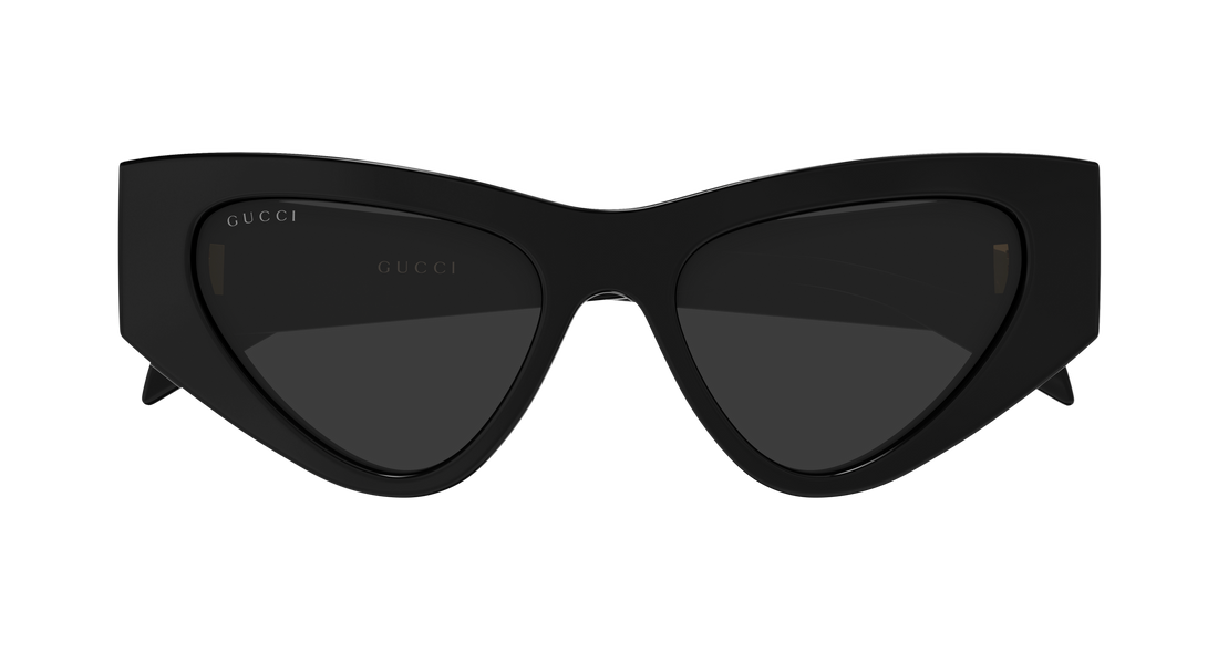 Sunglasses gucci gg2019s 001 negro cat eye femenino size 53mm - Detailed view
