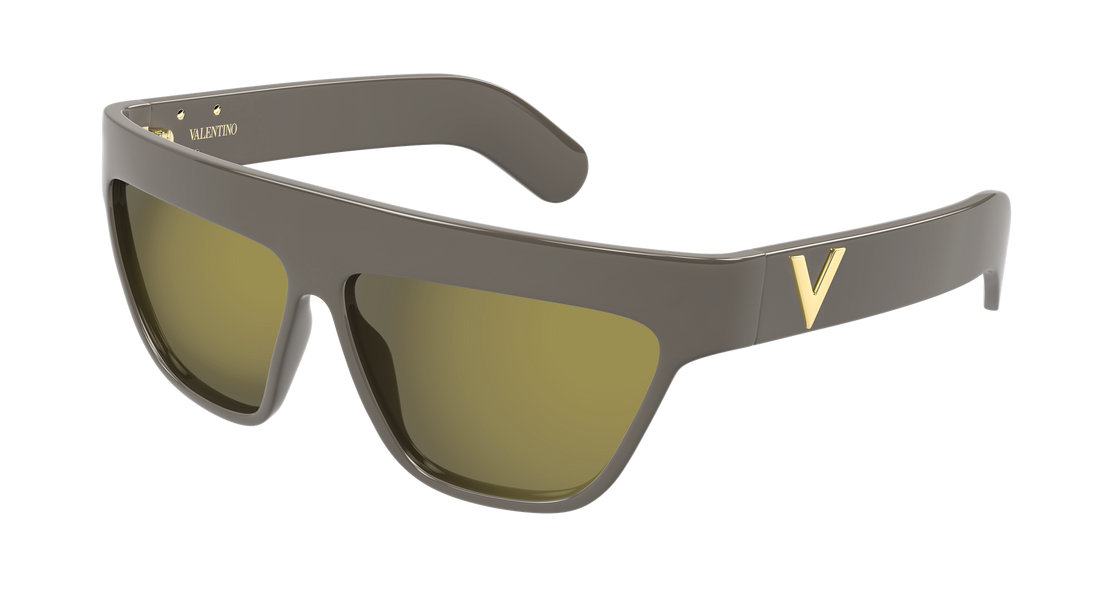 Sonnenbrillen valentino vg0068s 003 marron geometrical/directional unisex größe 62mm - Hauptansicht