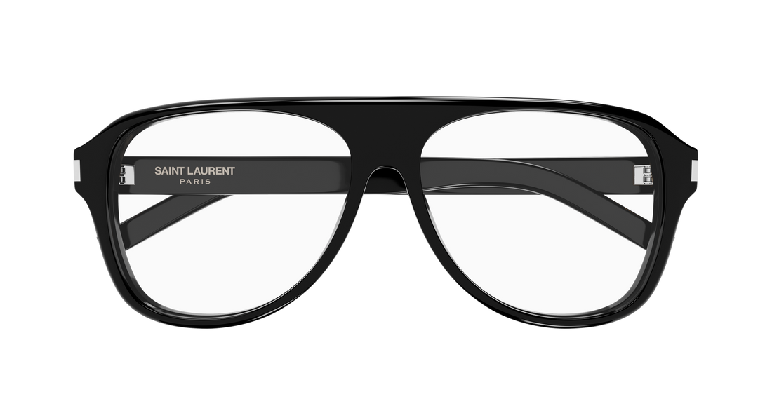 Lunettes de vue saint laurent sl 970 opt 001 negro pilot/navigator masculino taille 57mm - Vue détaillée