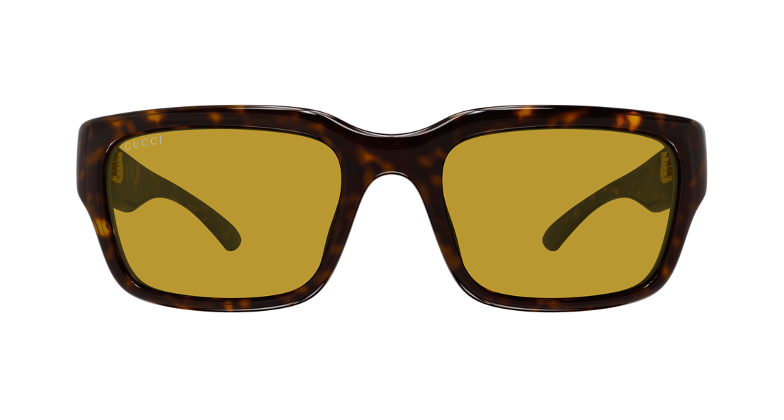 Lunettes de soleil gucci gg2240s 006 havana rectangular / squared masculino taille 58mm - Vue détaillée