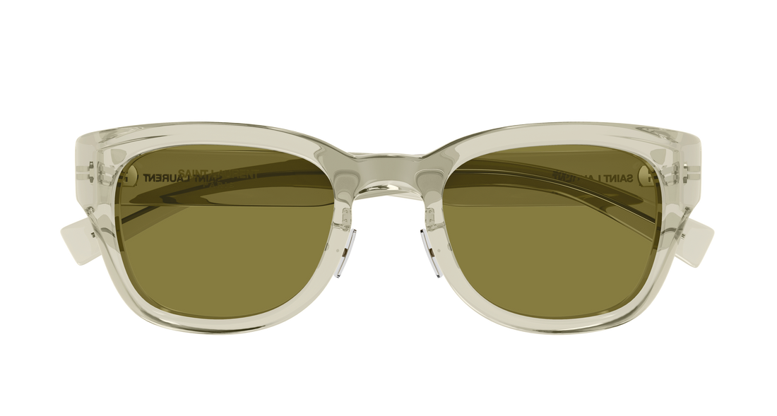 Sonnenbrillen saint laurent sl 957/j 004 verde rectangular / squared femenino größe 50mm - Detailansicht