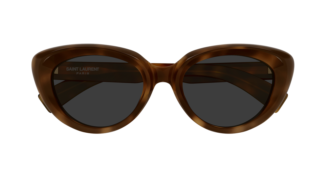 Sunglasses saint laurent sl 859 003 havana cat eye femenino size 53mm - Detailed view