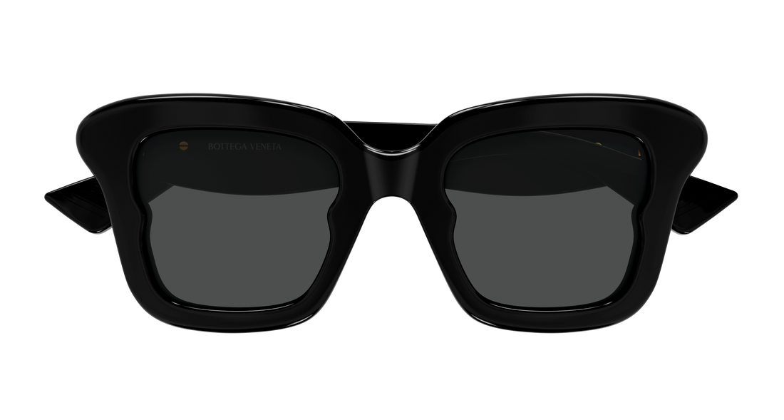 Lunettes de soleil bottega veneta bv1493s 001 negro butterfly femenino taille 48mm - Vue détaillée