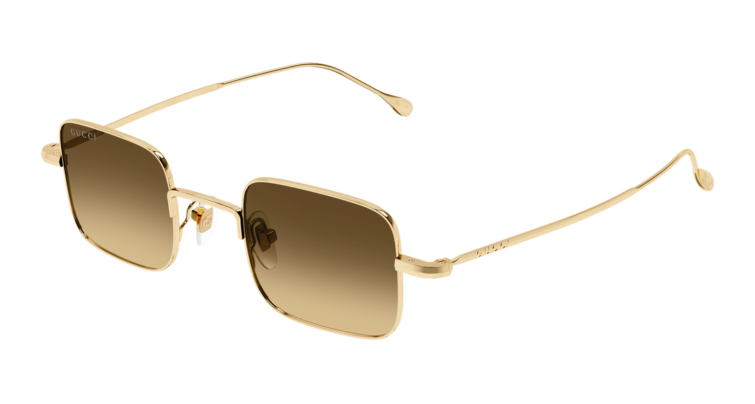 Sunglasses gucci gg1813s 009 dorado rectangular / squared unisex size 43mm - Main view