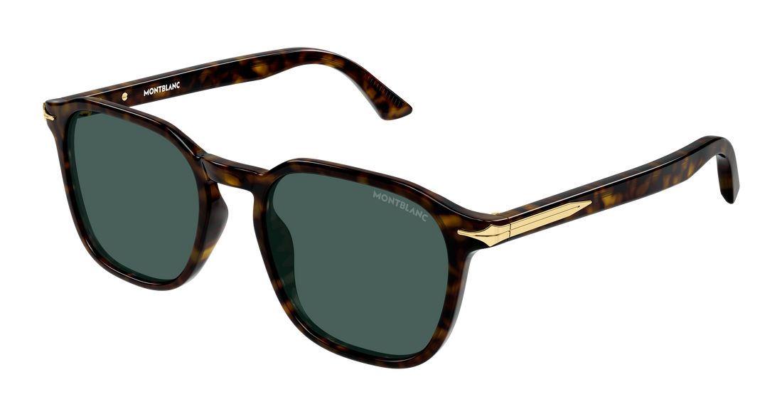 Sonnenbrillen montblanc mb0516s 002 havana rectangular / squared masculino größe 52mm - Hauptansicht
