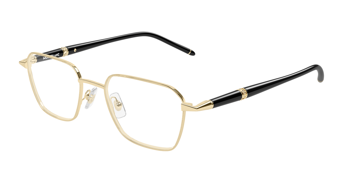 Brillen montblanc mb0485o 003 dorado rectangular / squared masculino größe 51mm - Hauptansicht
