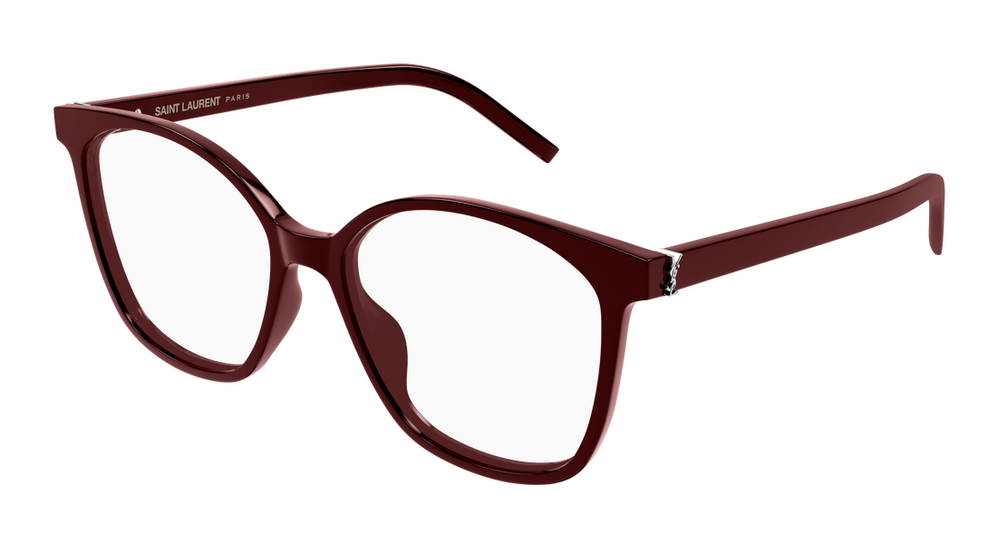 Gafas graduadas saint laurent sl m162 006 burdeos round/oval/panthos femenino talla 55mm - Vista principal