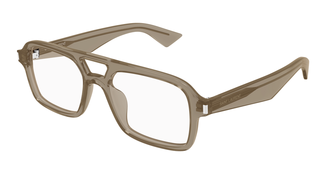 Lunettes de vue saint laurent sl 961 003 marron pilot/navigator masculino taille 54mm - Vue principale