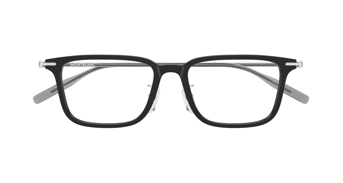 Occhiali da vista montblanc mb0489oa 005 negro rectangular / squared masculino taglia 52mm - Vista dettagliata