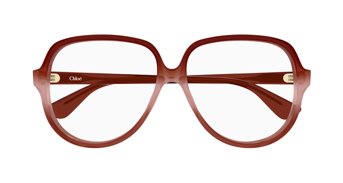 Lunettes de vue chloé ch0391o 004 rojo rectangular / squared femenino taille 59mm - Vue détaillée