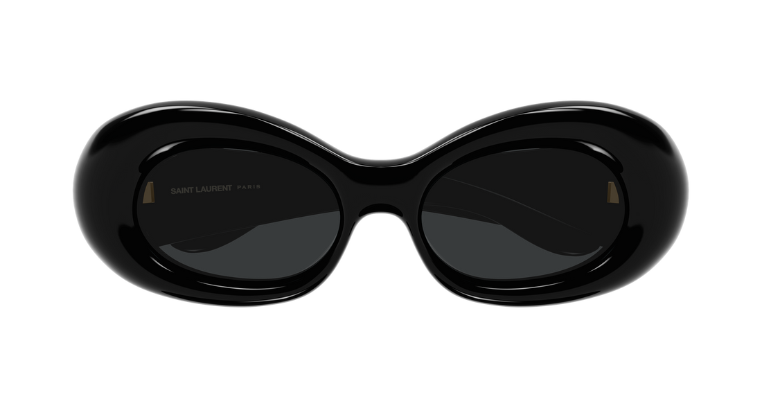 Lunettes de soleil saint laurent sl 968 001 negro round/oval/panthos femenino taille 54mm - Vue détaillée