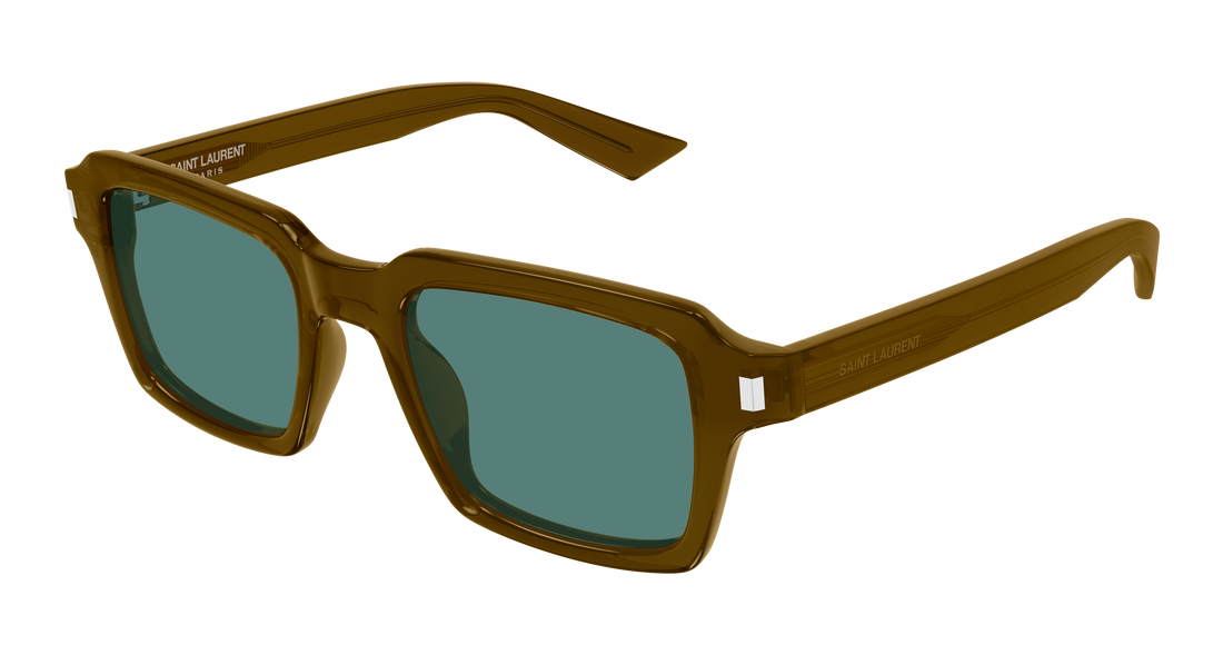 Lunettes de soleil saint laurent sl 947 004 marron rectangular / squared masculino taille 50mm - Vue principale
