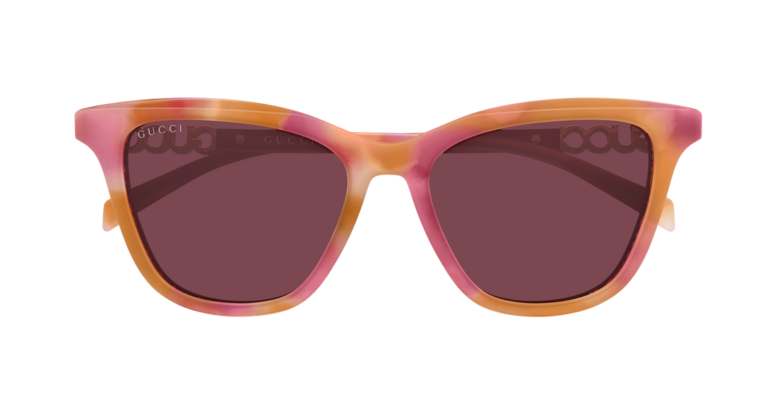 Sunglasses gucci gg2032s 005 havana cat eye femenino size 52mm - Detailed view