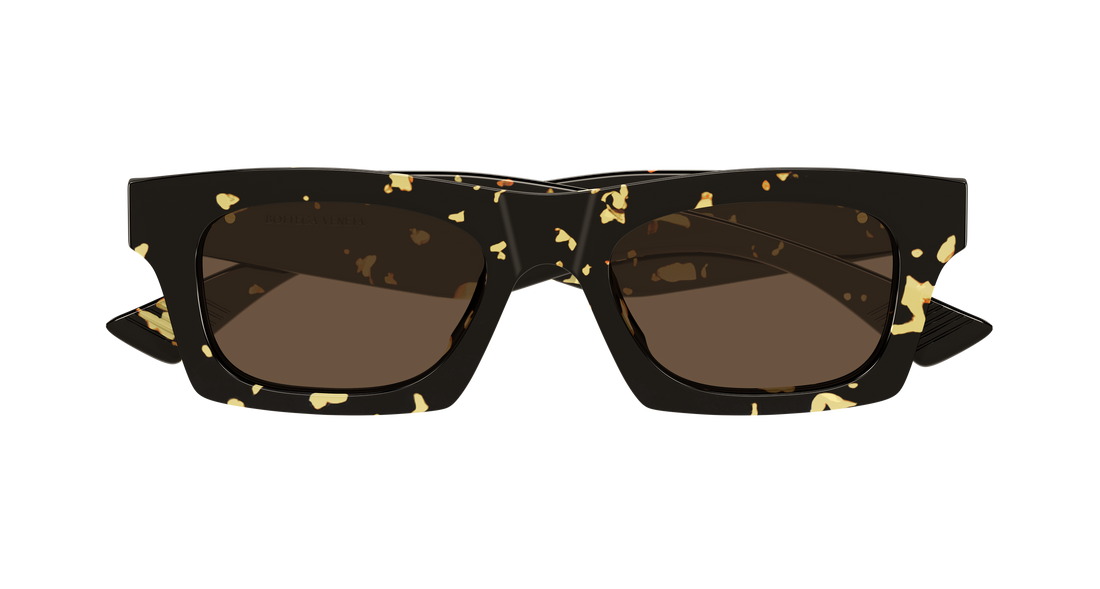 Sunglasses bottega veneta bv1457s 002 havana rectangular / squared unisex size 51mm - Detailed view
