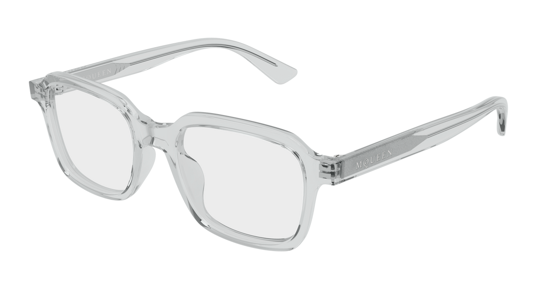 Brillen alexander mcqueen am0572o 004 gris rectangular / squared unisex größe 50mm - Hauptansicht