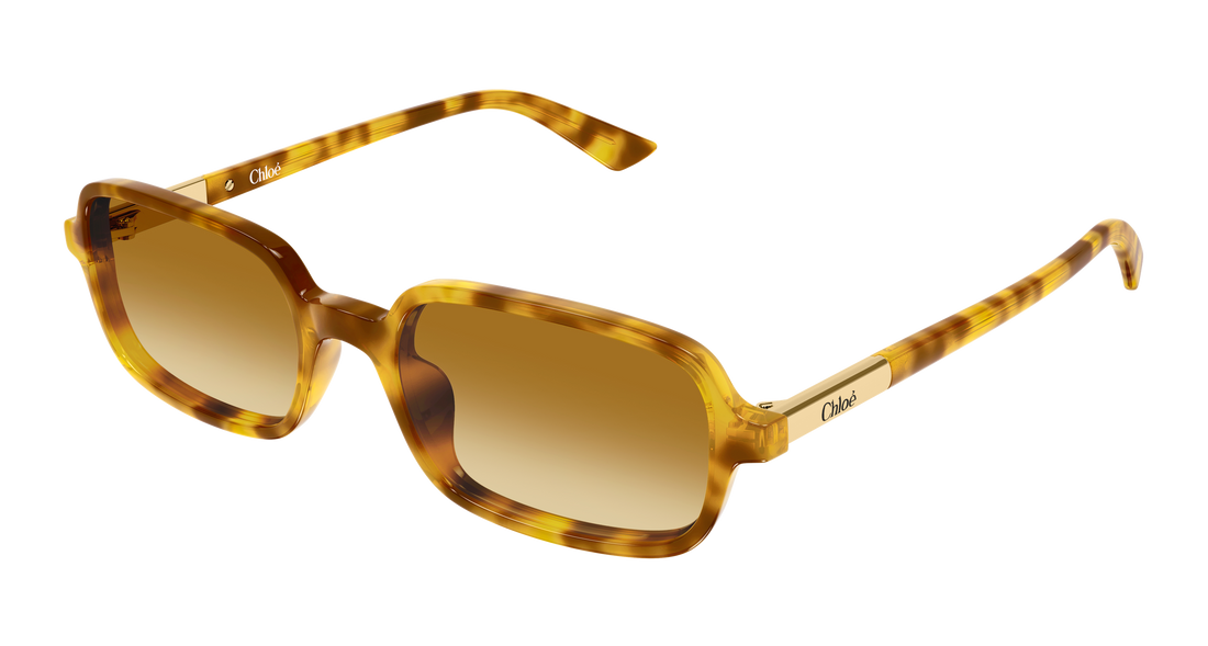 Lunettes de soleil chloé ch0363s 004 havana rectangular / squared femenino taille 53mm - Vue principale