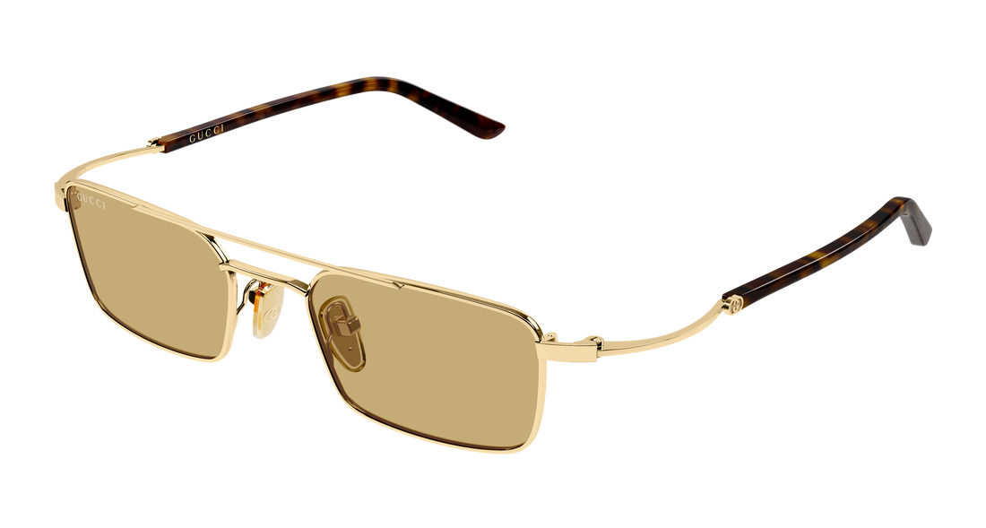 Lunettes de soleil gucci gg2258s 003 dorado rectangular / squared unisex taille 49mm - Vue principale