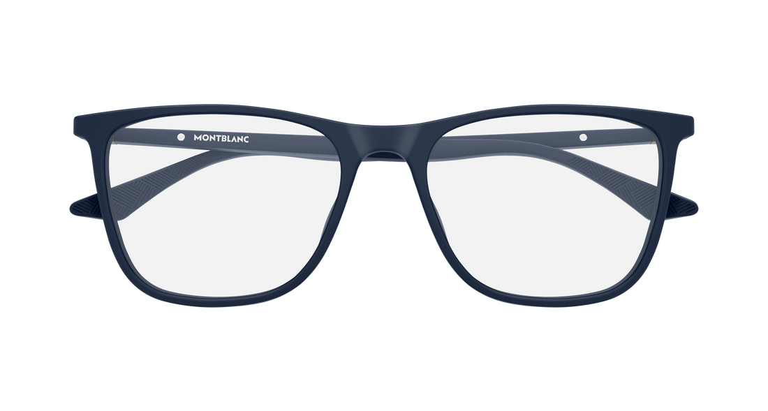 Brillen montblanc mb0510o 003 azul rectangular / squared masculino größe 54mm - Detailansicht