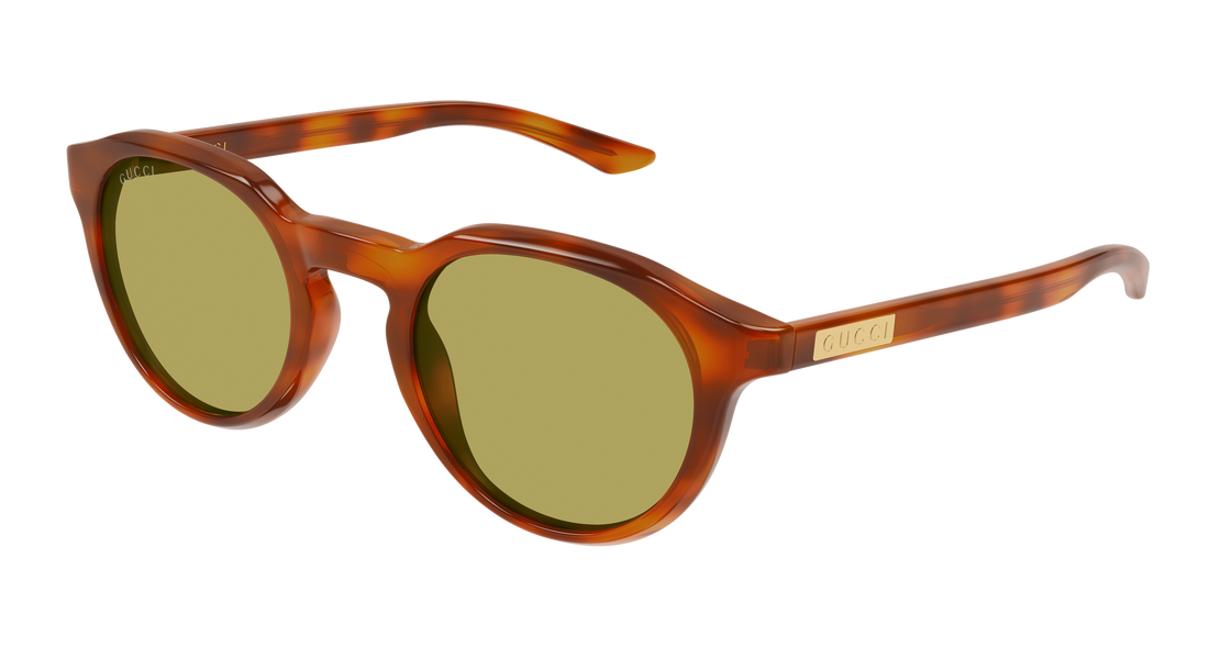 Occhiali da sole gucci gg2079s 005 havana round/oval/panthos masculino taglia 48mm - Vista principale