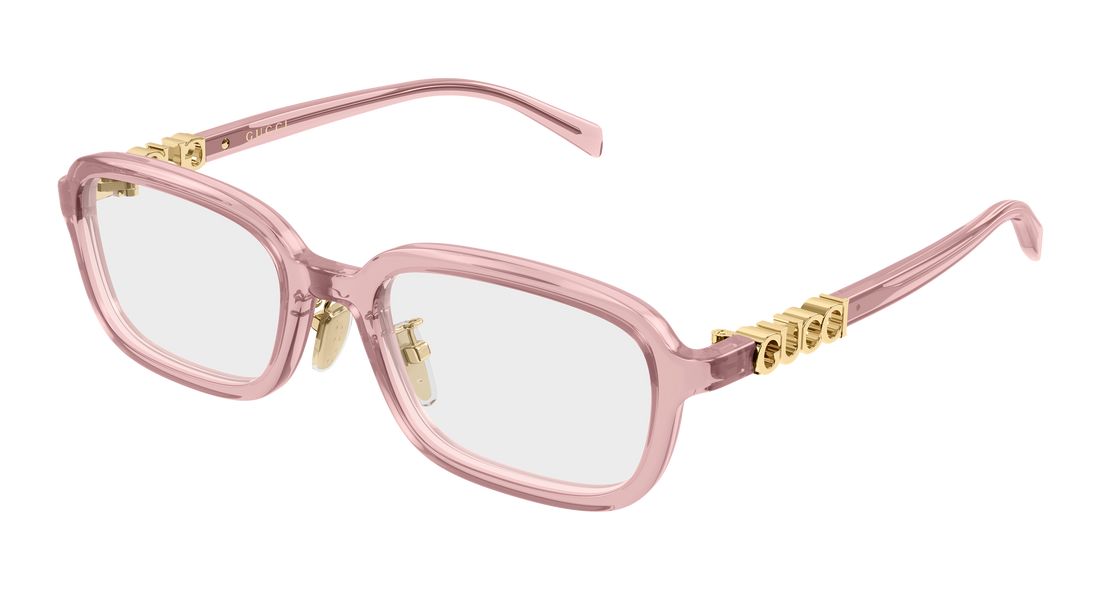 Brillen gucci gg2210oa 003 rosa rectangular / squared femenino größe 53mm - Hauptansicht