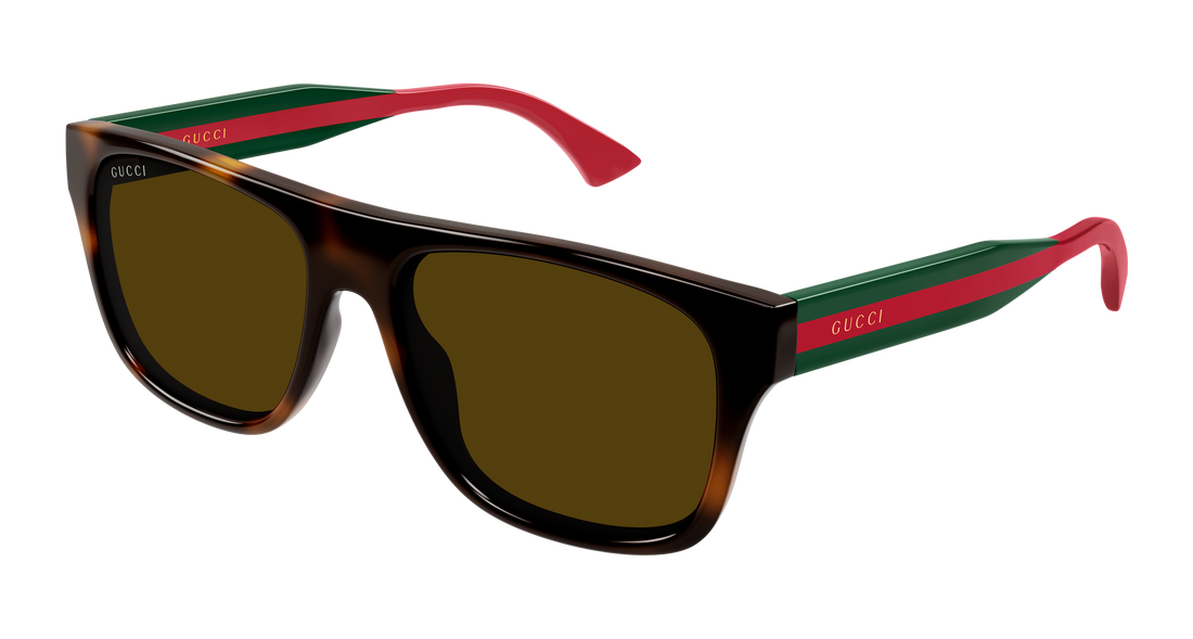 Sunglasses gucci gg2119s 002 havana rectangular / squared masculino size 56mm - Main view
