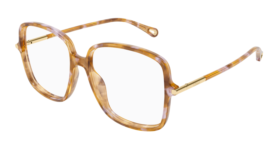 Lunettes de vue chloé ch0399o 004 havana rectangular / squared femenino taille 56mm - Vue principale