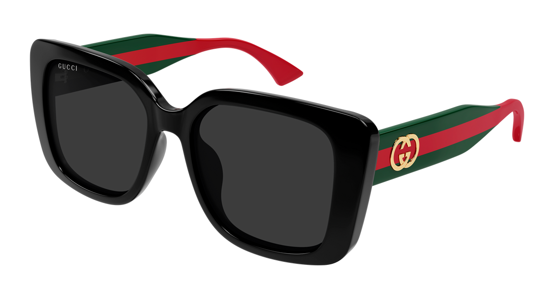 Sunglasses gucci gg2118sa 001 negro butterfly femenino size 55mm - Main view