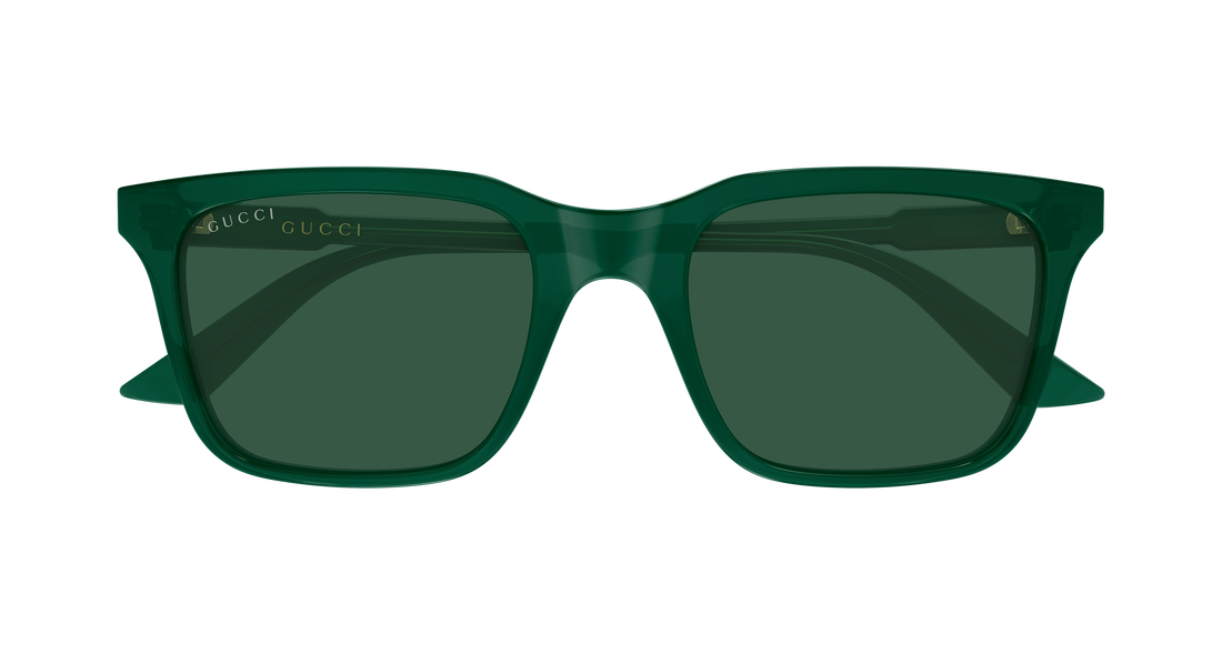 Sonnenbrillen gucci gg2114s 004 verde rectangular / squared masculino größe 53mm - Detailansicht