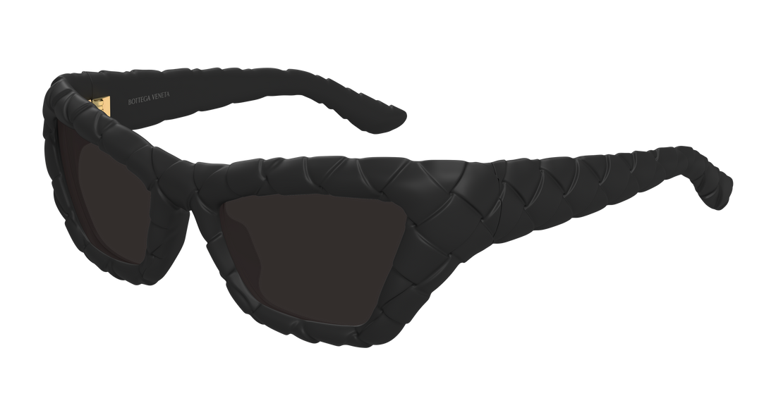 Sunglasses bottega veneta bv1438s 001 negro cat eye femenino size 56mm - Main view