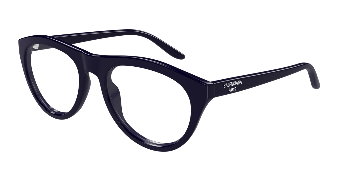 Brillen balenciaga bb0533o 006 azul pilot/navigator unisex größe 55mm - Hauptansicht
