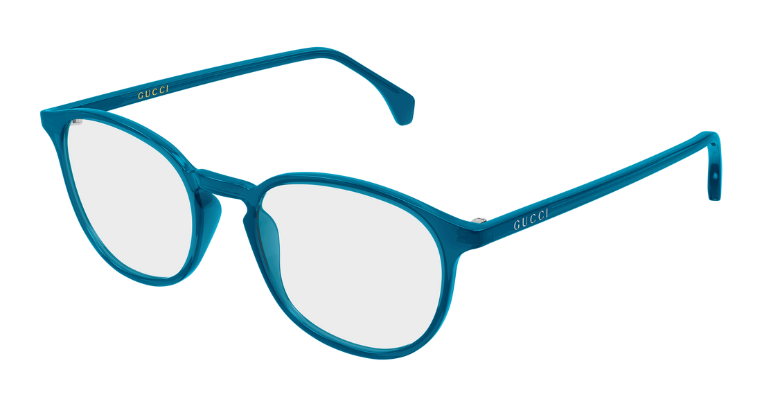 Brillen gucci gg0551o 026 azul round/oval/panthos masculino größe 52mm - Hauptansicht