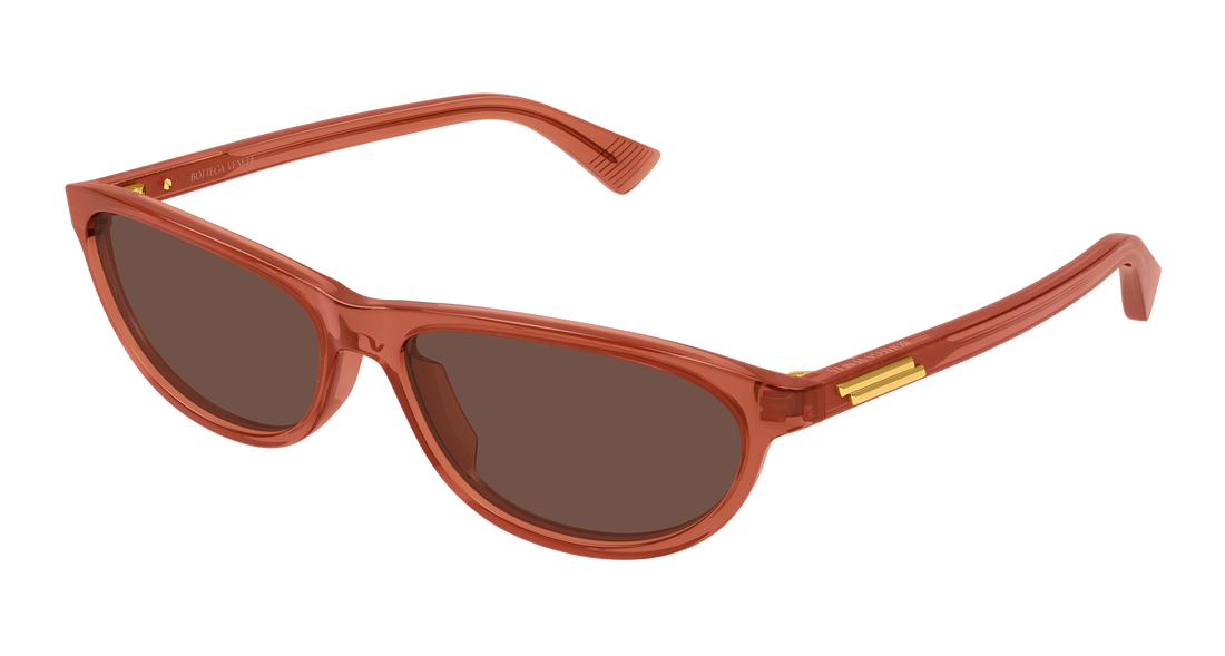 Lunettes de soleil bottega veneta bv1497s 004 naranja cat eye unisex taille 58mm - Vue principale