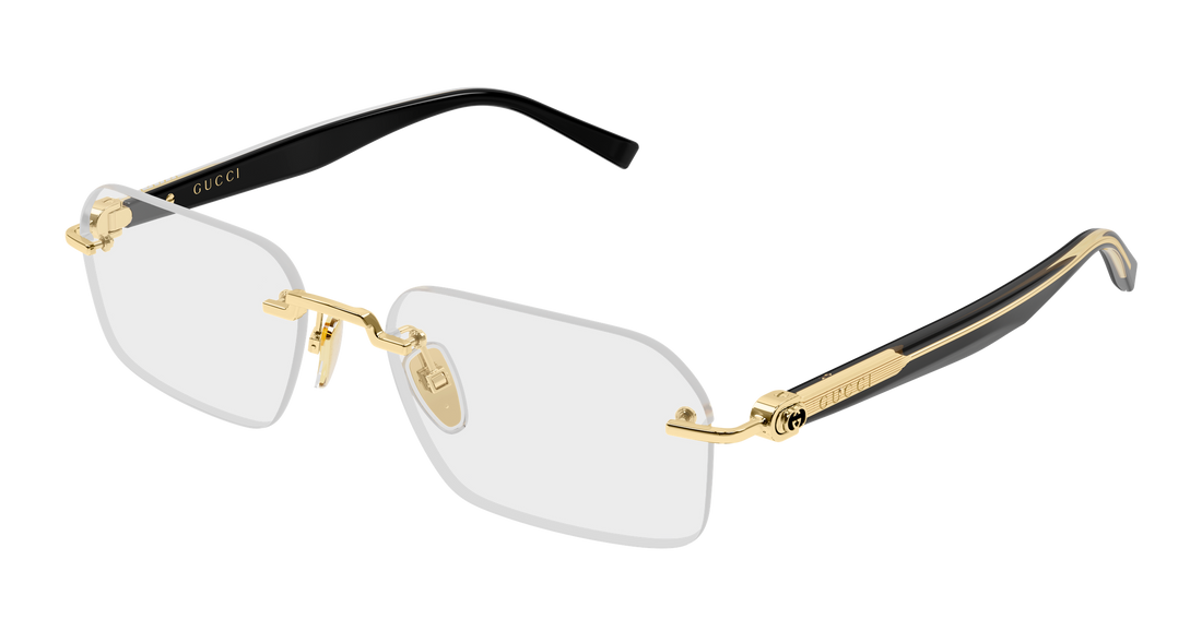 Lunettes de vue gucci gg2260o 001 dorado rectangular / squared masculino taille 55mm - Vue principale