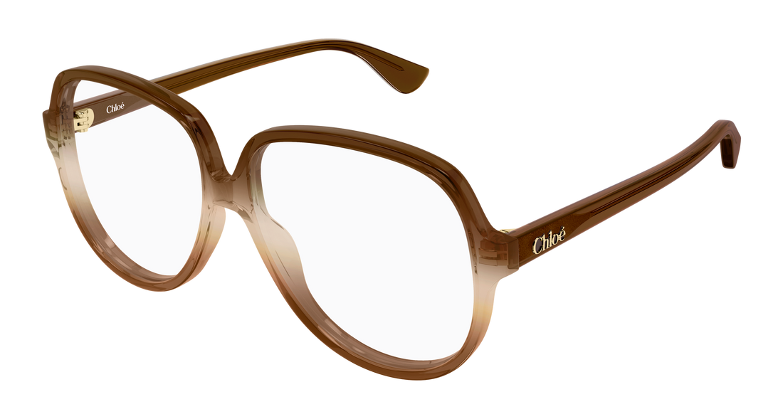 Lunettes de vue chloé ch0391o 005 marron rectangular / squared femenino taille 59mm - Vue principale