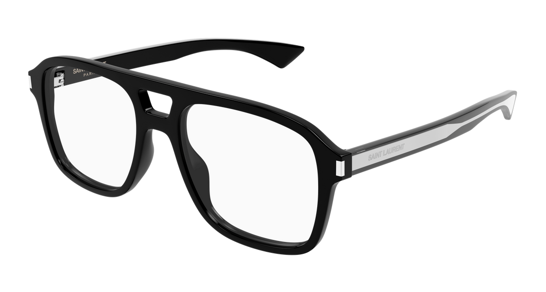 Okulary korekcyjne saint laurent sl 881 opt 001 negro masculino rozmiar 55mm - Widok główny