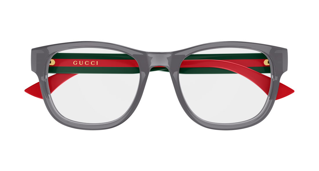 Brillen gucci gg0004onn 006 gris rectangular / squared masculino größe 50mm - Detailansicht