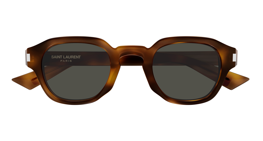Lunettes de soleil saint laurent sl 946 002 havana round/oval/panthos masculino taille 46mm - Vue détaillée