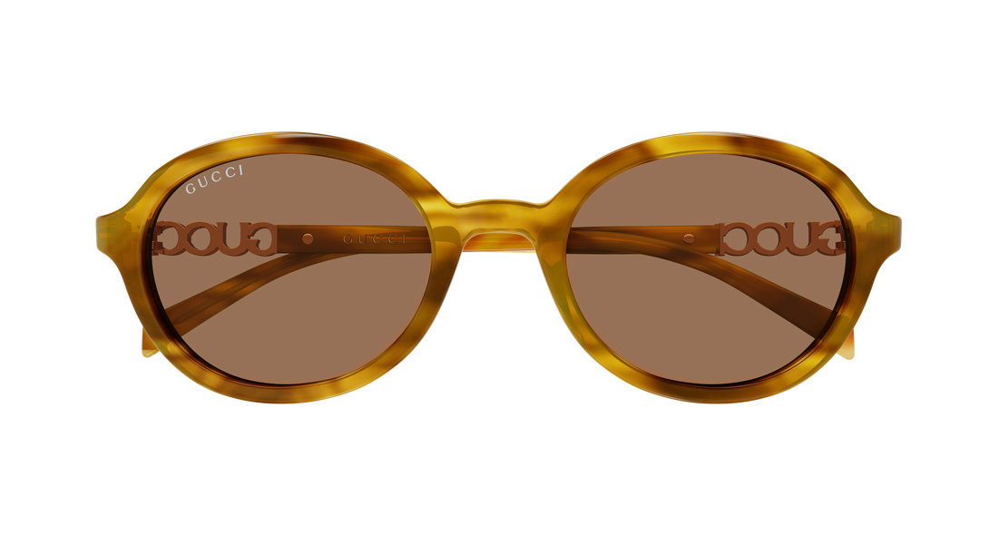 Sunglasses gucci gg2033sa 003 havana round/oval/panthos femenino size 52mm - Detailed view